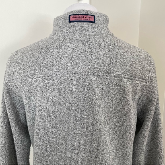 Vineyard Vines Women’s Fleece Quarter Zip Gray Size Large - Picture 12 of 16